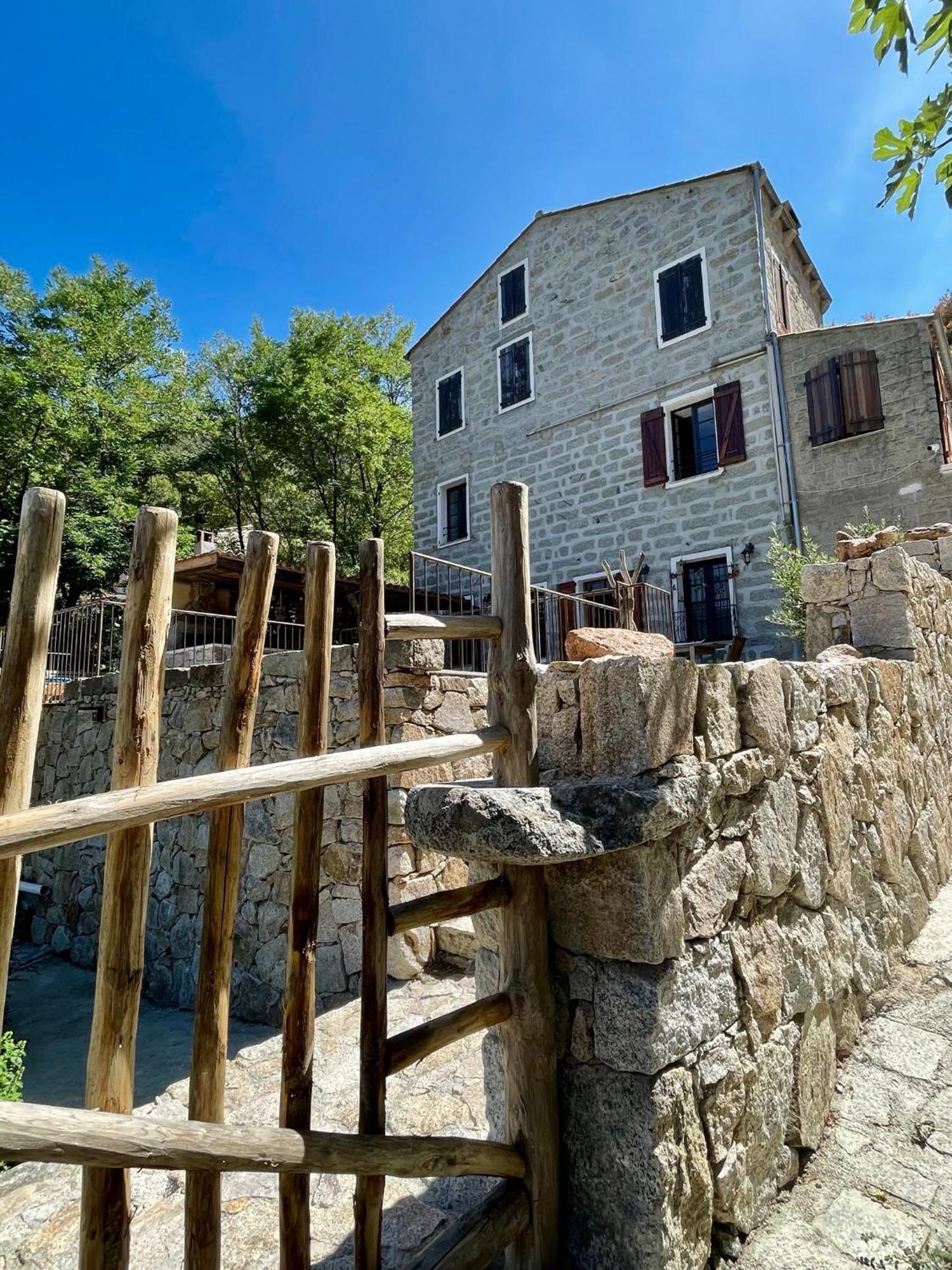 Casa Arena Authentique Maison De Village Avec Piscine Au Coeur De L'Alta Rocca - Zoza Kültér fotó