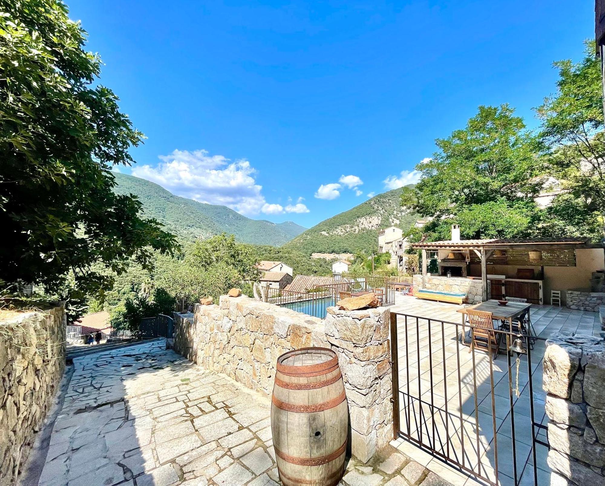 Casa Arena Authentique Maison De Village Avec Piscine Au Coeur De L'Alta Rocca - Zoza Kültér fotó