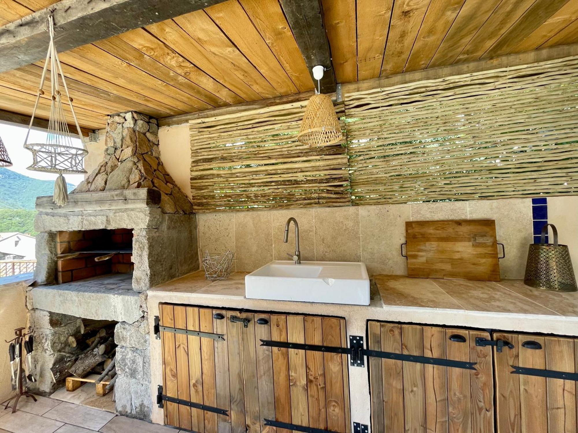 Casa Arena Authentique Maison De Village Avec Piscine Au Coeur De L'Alta Rocca - Zoza Kültér fotó