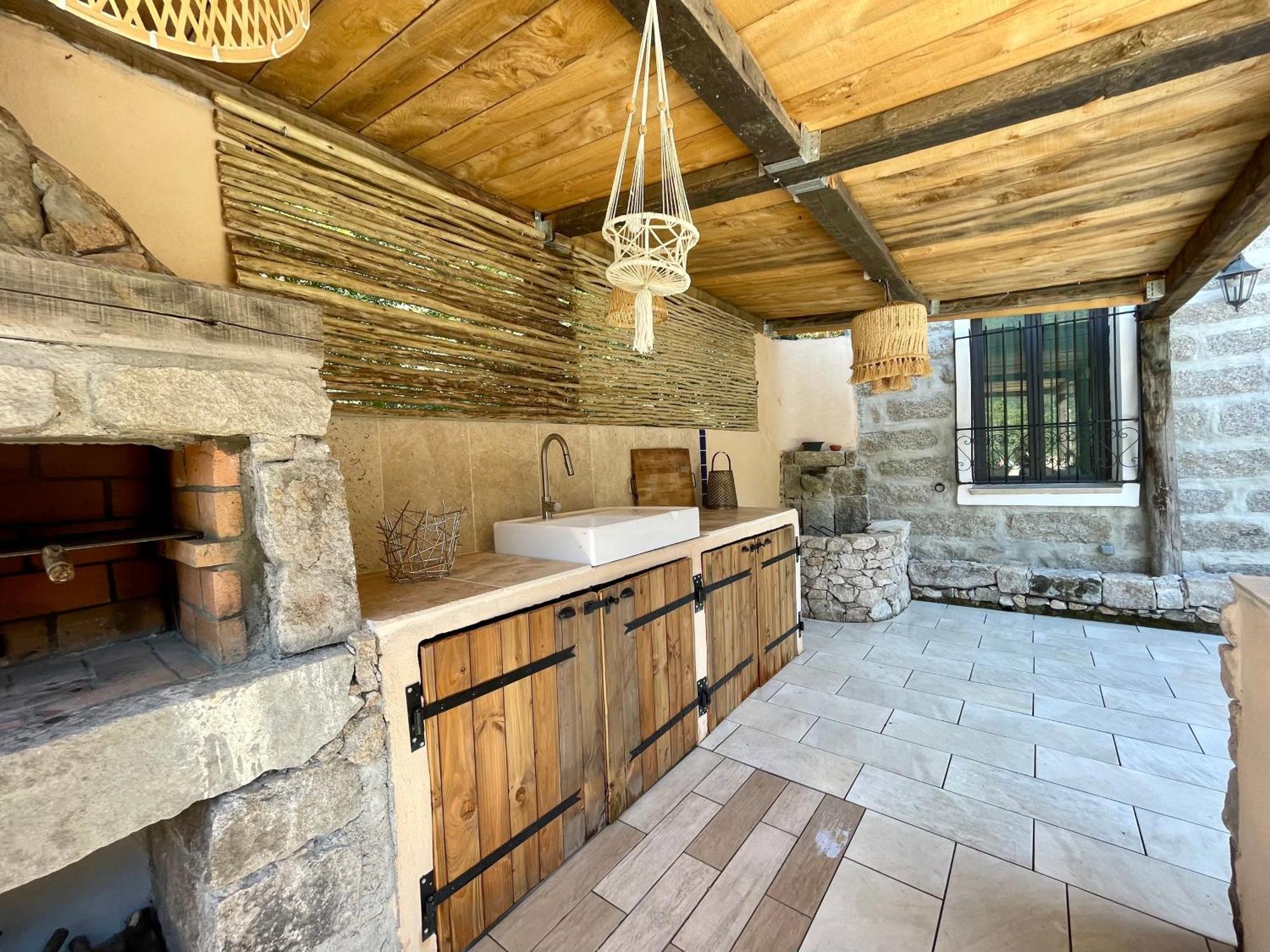 Casa Arena Authentique Maison De Village Avec Piscine Au Coeur De L'Alta Rocca - Zoza Kültér fotó