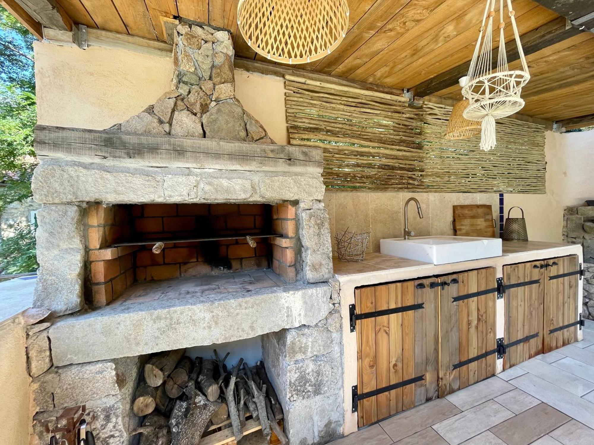 Casa Arena Authentique Maison De Village Avec Piscine Au Coeur De L'Alta Rocca - Zoza Kültér fotó